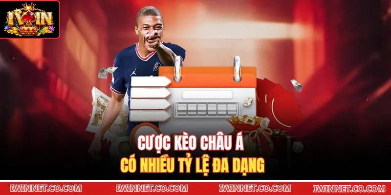 Cược kèo châu Á có nhiều tỷ lệ đa dạng 